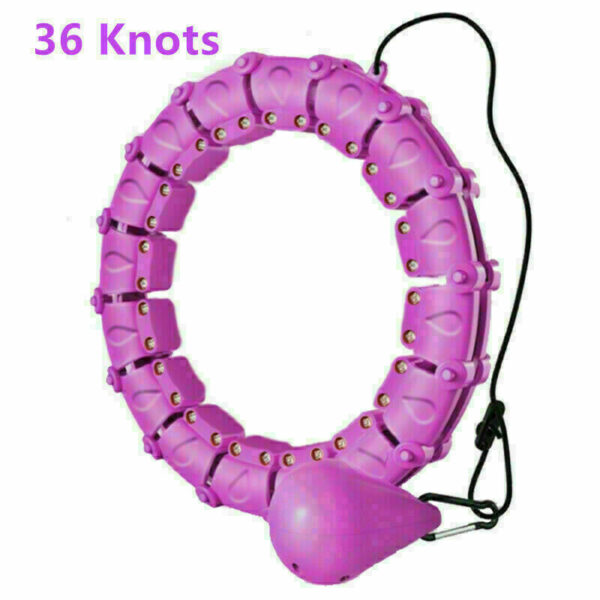 24,36 Knots Weighted Hulahoop  Smart Hoola Thin Waist Fitness Weight Loss - Image 10