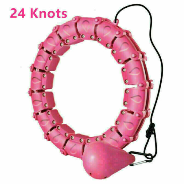 24,36 Knots Weighted Hulahoop  Smart Hoola Thin Waist Fitness Weight Loss - Image 6